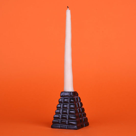 Pyramid candle holder